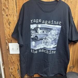 Rage Against the Machine Album Cover Tee Black XL Rock Band Graphic 24x32 no tag